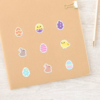 Cute Easter Themed Stickers