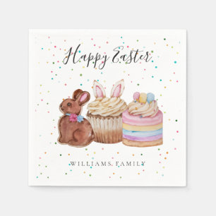 Cute Easter Treats   Colourful Easter Napkins