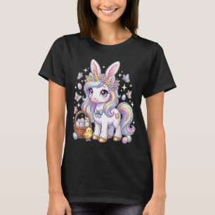 Cute Easter Unicorn Bunny Fantasy Easter Egg Hunt T-Shirt