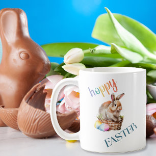 Cute Easter Watercolor Bunny Coffee Mug