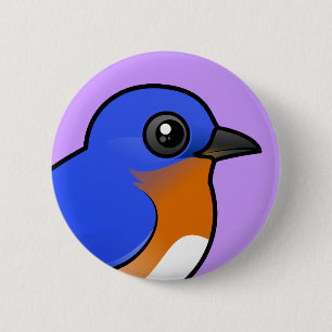 Cute Eastern Bluebird 6 Cm Round Badge
