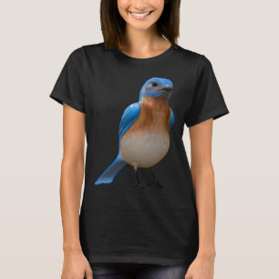 Cute Eastern Bluebird Sunset 1 T-Shirt