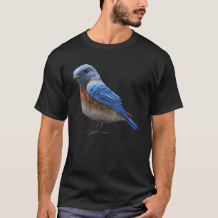 Cute Eastern Bluebird Sunset T-Shirt