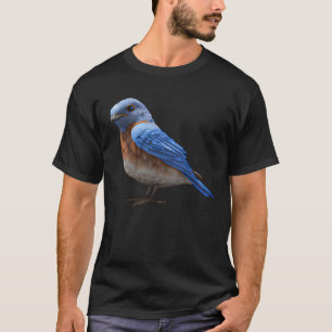 Cute Eastern Bluebird Sunset T-Shirt