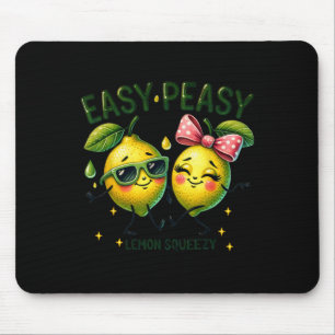 Cute Easy Peasy Lemon Squeezy Hello Summer Vacatio Mouse Pad