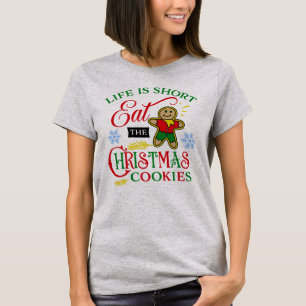 Cute Eat the Christmas Cookies T-Shirt