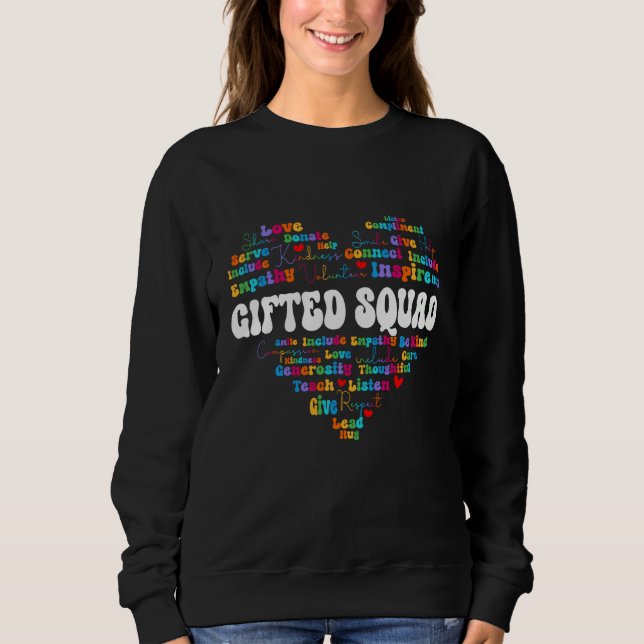 Cute ed Squad Appreciation Week back to school Tea Sweatshirt (Front)