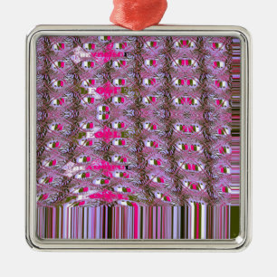 Cute Edgy Hakuna Matata Beautiful People African Metal Ornament