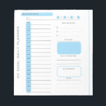 Cute Editable Tear Away Daily Planner  Notepad<br><div class="desc">Cute Pink Editable Tear Away Daily Planner Notepad</div>