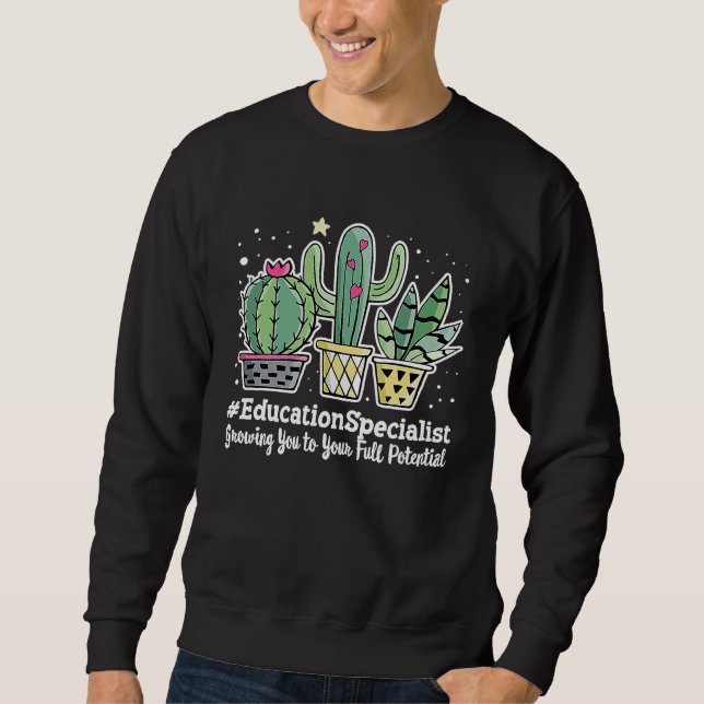 Cute Education Specialist Appreciation Week Back t Sweatshirt (Front)