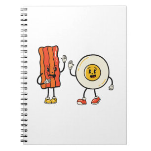 Cute Egg And Bacon Notebook