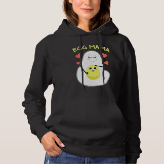 Cute egg mum pregnant baby mother pregnancy hoodie