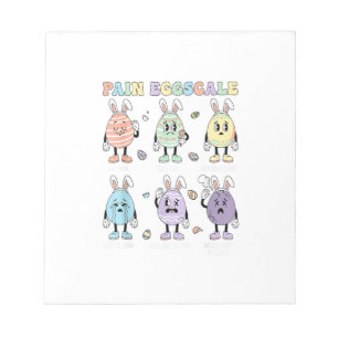 Cute Eggs Pain Scale Nurse Triage ICU Assessment E Notepad
