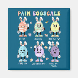 Cute eggs pain scale nurse triage icu assessment magnet