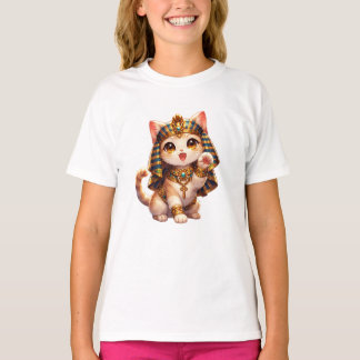 Cute Egyptian Cat Kids T-Shirt – Ancient Egypt Cat