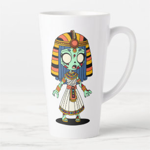 Cute Egyptian Zombie Latte Mug