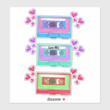Cute Eighties Vintage Music Mixtape Cartoon