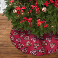 Cute & Elegant Boho Hearts Red Vintage Pattern