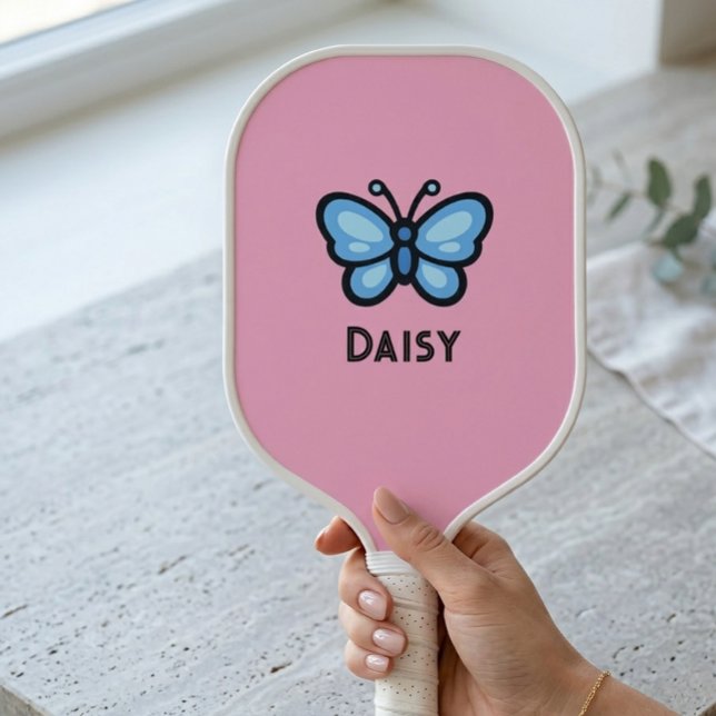 Cute Elegant Butterfly Viral Pickleball Paddle (Creator Uploaded)