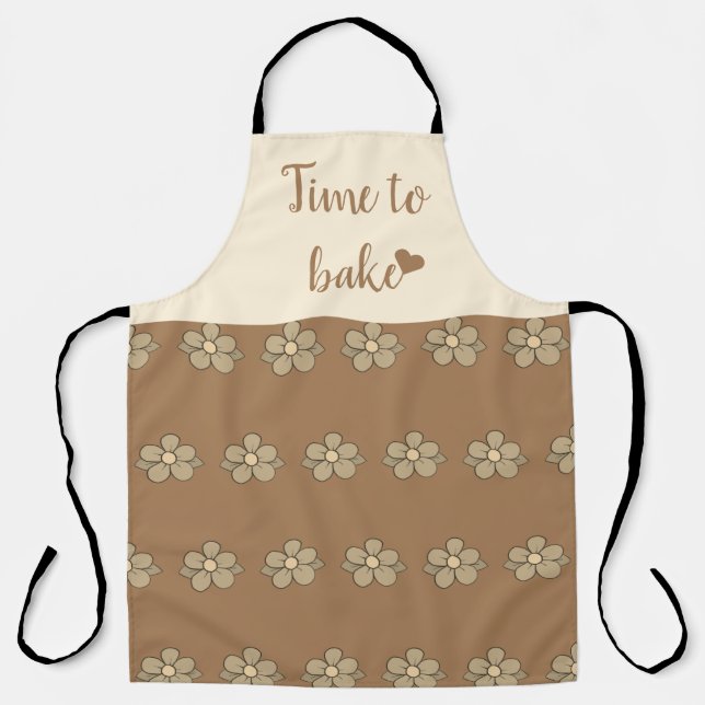 Cute elegant modern pattern apron (Front)