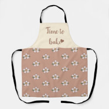 Cute elegant modern pattern apron