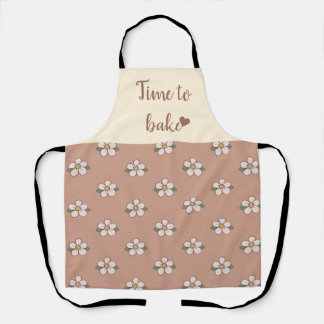 Cute elegant modern pattern apron