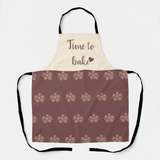 Cute elegant modern pattern apron