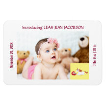 Cute Elegant New Baby Unicorn Birth Announcement