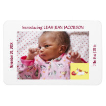 Cute Elegant New Baby Unicorn Birth Announcement