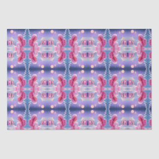 Cute Elegant Pink Girly Christmas Tissue Paper
