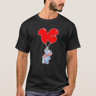 Cute Elephant - 16Th Birthday - Kids Balloon Party T-Shirt