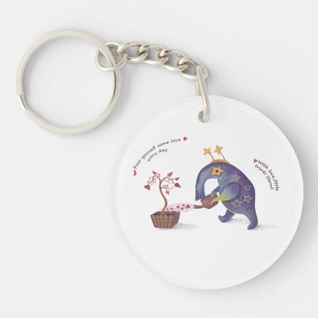  cute  elephant  Acrylic Keychain (Front)