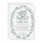 Cute Elephant Baby Shower Greenery Eucalyptus Boy