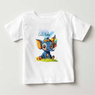 Cute elephant  baby T-Shirt