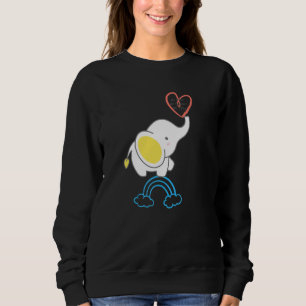 Cute Elephant Be Kind Be Happy Be You Sweatshirt