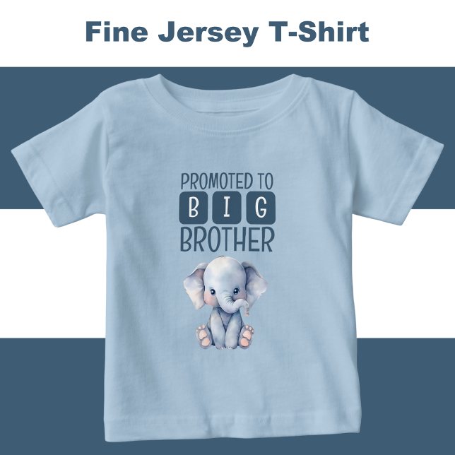 Cute elephant big brother blue baby T-Shirt (Creator Uploaded)