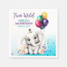 Cute Elephant Birthday Party