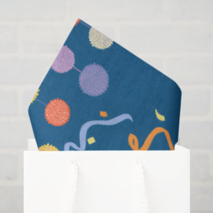 Cute Elephant Birthday  Tissue Paper