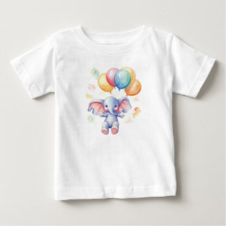 Cute Elephant Bodysuit: Adorable and Irresistible Baby T-Shirt
