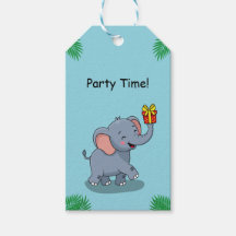 Cute Elephant Carrying Gift