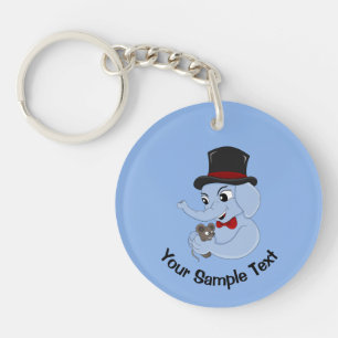 Cute elephant cartoon  keychain
