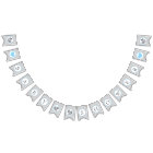 Cute Elephant Chevron Light Blue Baby Shower