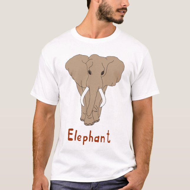 Cute elephant day T-Shirt (Front)