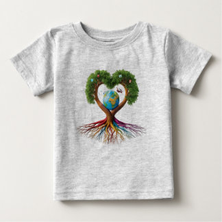 Cute Elephant Family Baby T-Shirt