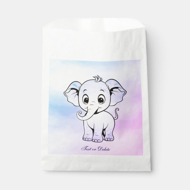 Cute Elephant Favour Bags (Front)