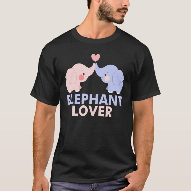 Cute Elephant Graphic Tees  Elephant (Front)