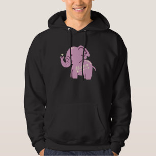 Cute elephant heart clothing mum mother mum elepha hoodie