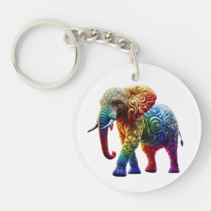 Cute Elephant Key Ring