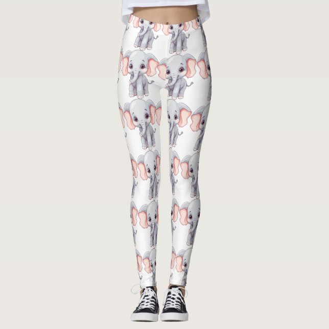 cute elephant leggings (Front)