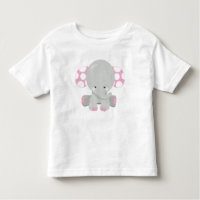 Cute Elephant, Little Elephant - Pink Grey